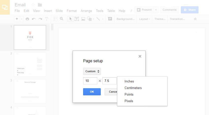 How to Create Google Slide Layouts (Dimensions, Sizes, and Design)